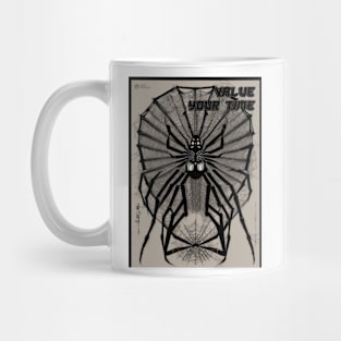 Value Your TIme - Japanese Retro Spider Mug